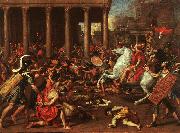 Nicolas Poussin The Conquest of Jerusalem USA oil painting artist